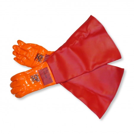 Rękawice PCV - kabinowe (długie)