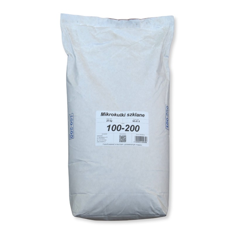Mikrokulki szklane 100-200 (import) - 25 kg